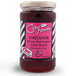 Cityfarm Organic Strawberry Jam 360g