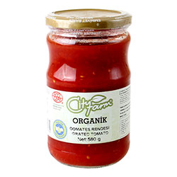 Cityfarm Organik Rende Domates Konservesi 580g