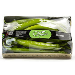 Cityfarm Organic Green Pepper (KG)