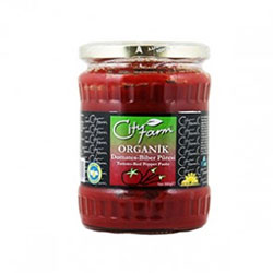 Cityfarm Organic Tomato - Red Pepper Puree 560g