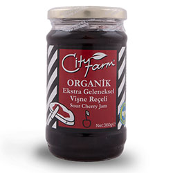 Cityfarm Organic Sour Cherry Jam 360g