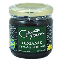 Cityfarm Organik Siyah Zeytin Ezmesi 175g