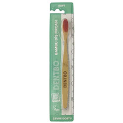 Dentbo Bamboo Toothbrush (Soft, Red)