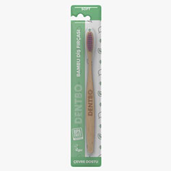 Dentbo Bamboo Toothbrush  Soft  Purple 