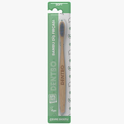 Dentbo Bamboo Toothbrush  Soft  Blue 