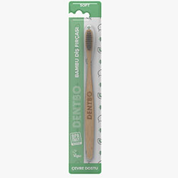 Dentbo Bamboo Toothbrush  Soft  Black 