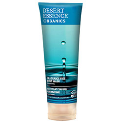 Desert Essence Organic Body Wash  Fragrance Free  237ml