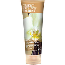 Desert Essence Organic Hand & Body Lotion (Spicy Vanilla Chai) 237ml