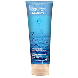 Desert Essence Organic Hand & Body Lotion  Fragrance Free  237ml