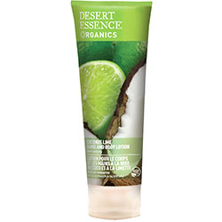 Desert Essence Organic Hand & Body Lotion  Coconut Lime  237ml