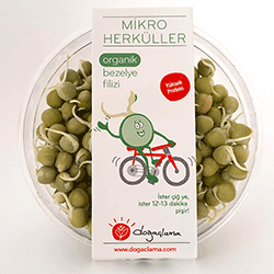 Doğaçlama Micro Hercules Organic Pease Sprout 100g