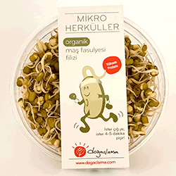 Doğaçlama Micro Hercules Organic Mung Bean Sprout 75g