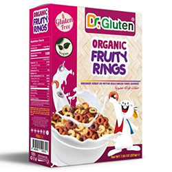 Dr Gluten Organic Fruity Rings Cereal 225g