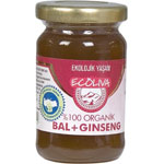 Ecoliva Organik Bal + Ginseng Karışımı 125gr