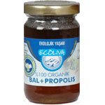 Ecoliva Organik Bal + Propolis Karışımı 125gr