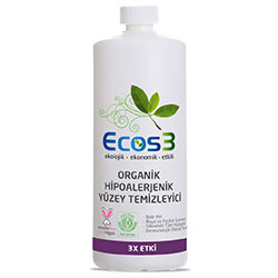 Ecos3 Organic & Hypoallergenic Surface Cleaner 1000ml