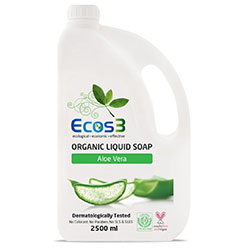 Ecos3 Organic Liquid Soap  Aloe Vera  2 5lt
