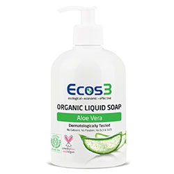 Ecos3 Organik Sıvı Sabun  Aloe Vera  500 ml