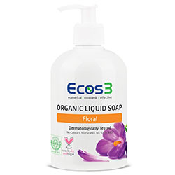 Ecos3 Organic Liquid Soap  Floral  500 ml