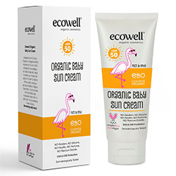 Ecowell Organik Bebek Güneş Kremi  SPF 50  110g