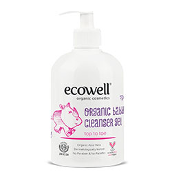 Ecowell Organik Bebek Temizleme Jeli  Şampuan  Duş Jeli ve Sıvı Sabun  500ml