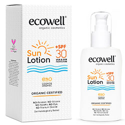 Ecowell Organic Sun Lotion  SPF 30  150ml