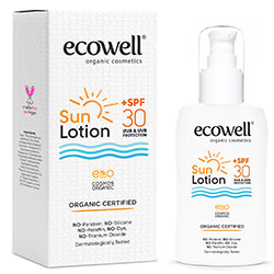 Ecowell Organik Güneş Losyonu  SPF 30  150ml