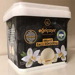 Eğriçayır Organic Honey Icecream (Vanillia) 400ml