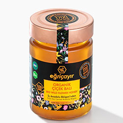 Eğriçayır Organik Çiçek Balı  İç Anadolu  450g