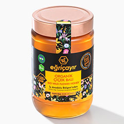 Eğriçayır Organic Flower Honey  From the Cental Anatolia Region  850g
