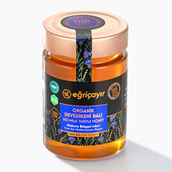 Eğriçayır Organic Milk Thistle Honey (Raw) 450g