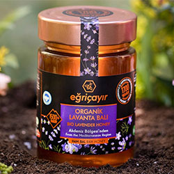 Eğriçayır Organic Lavender Flower Honey 300g