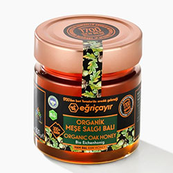 Eğriçayır Organik Meşe Salgı Balı  Ham Bal  300g