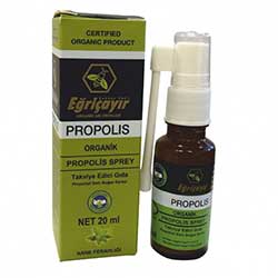 Eğriçayır Organic Throat Spray With Propolis (Mint) 20ml