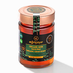 Eğriçayır Organic Cedar Honey 450g