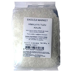 Ekoloji Market Pink Himalayan Salt  White  Crystal  500g