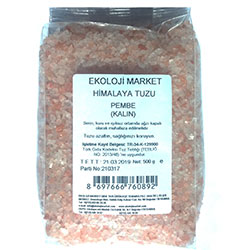 Ekoloji Market Pink Himalayan Salt  Pink  Crystal  500g