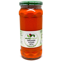 Ekoloji Market Organic Paprika Vegetable Relish HOT 250g