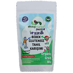 Ekoloji Market Junior Organik Bebek Glutensiz Tahıl Karışımı 250g