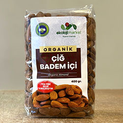 Ekoloji Market Organic Raw Almond 400g