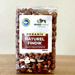 Ekoloji Market Organic Raw Hazelnut 400g