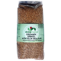 Ekoloji Market Organic Spelt (Dinkel) Dark Fine Bulghur 500g