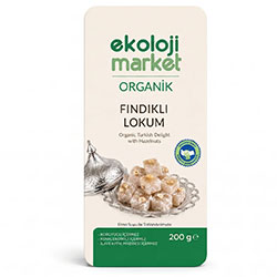 Ekoloji Market Organik Fındıklı Lokum 200g