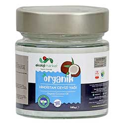 Ekoloji Market Organik Hindistan Cevizi Yağı 180ml