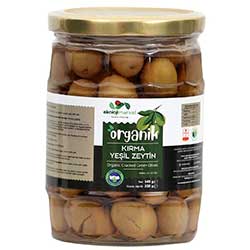 Ekoloji Market Organic Green Olive (Cracked) 540g