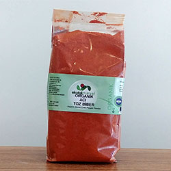 Ekoloji Market Organik Kırmızı Toz Biber  Acı  250g
