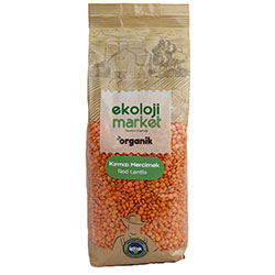 Ekoloji Market Organik Kırmızı Mercimek 750g