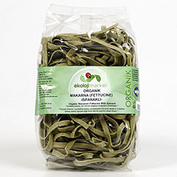 Ekoloji Market Organik Makarna  Fettuccine Ispanaklı  250g