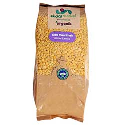 Ekoloji Market Organic Yellow Lentil 750g