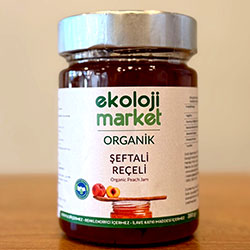 Ekoloji Market Organik Şeftali Reçeli 380g